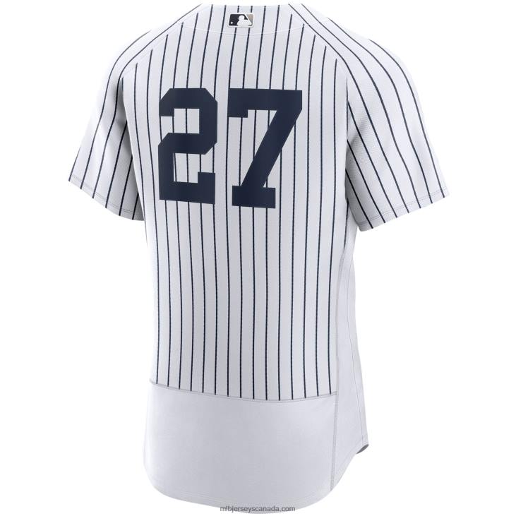 Men New York Yankees Giancarlo Stanton Nike White Home Authentic Player Jersey MLB Jerseys 6P0T747