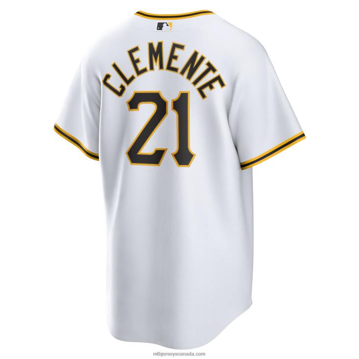 Men Pittsburgh Pirates Roberto Clemente Nike White Home Replica Player Name Jersey MLB Jerseys 6P0T350