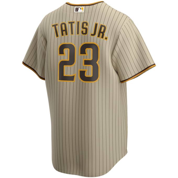 MLB Jerseys Men San Diego Padres Fernando Tatis Jr. Nike Tan Alternate Replica Player Jersey 6P0T48