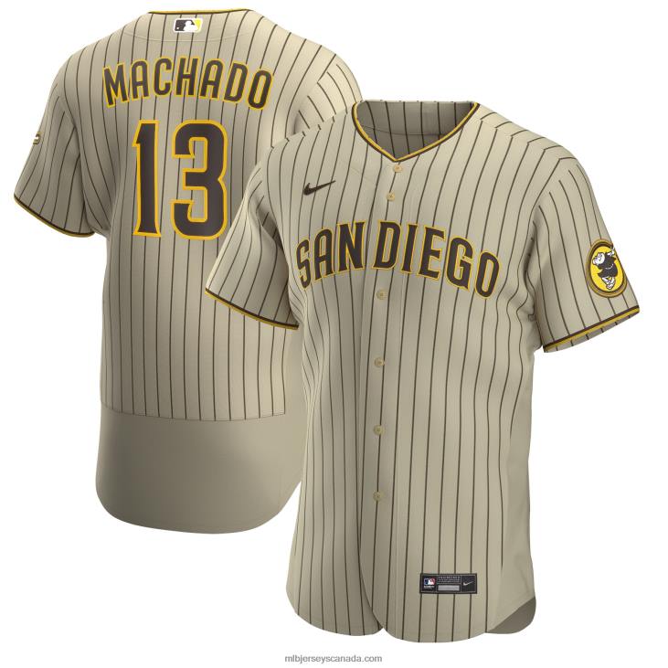 Men San Diego Padres Manny Machado Nike Tan/Brown Alternate Authentic Player Jersey MLB Jerseys 6P0T823 Men San Diego Padres Manny Machado Nike Tan/Brown Alternate Authentic Player Jersey MLB Jerseys 6P0T823