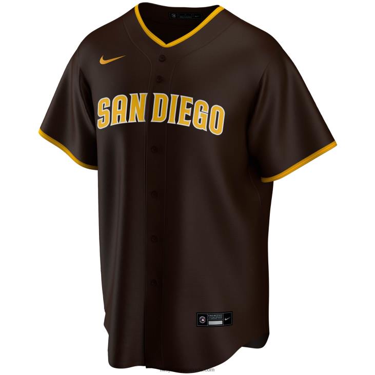 Men San Diego Padres Nike Brown Road Replica Team Jersey MLB Jerseys 6P0T189