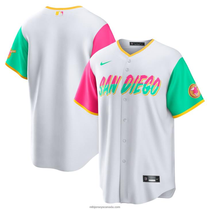 Men San Diego Padres Nike White 2022 City Connect Replica Team Jersey MLB Jerseys 6P0T735 Men San Diego Padres Nike White 2022 City Connect Replica Team Jersey MLB Jerseys 6P0T735