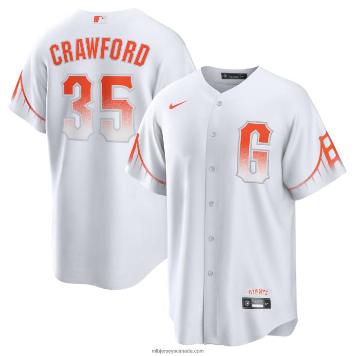 Men San Francisco Giants Brandon Crawford Nike White City Connect Replica Player Jersey MLB Jerseys 6P0T394 Men San Francisco Giants Brandon Crawford Nike White City Connect Replica Player Jersey MLB Jerseys 6P0T394