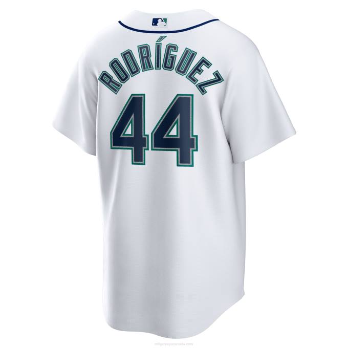 MLB Jerseys Men Seattle Mariners Julio Rodriguez Nike White Home Replica Player Jersey 6P0T59