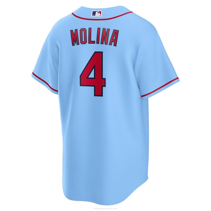 MLB Jerseys Men St. Louis Cardinals Yadier Molina Nike Light Blue Alternate Replica Player Name Jersey 6P0T52