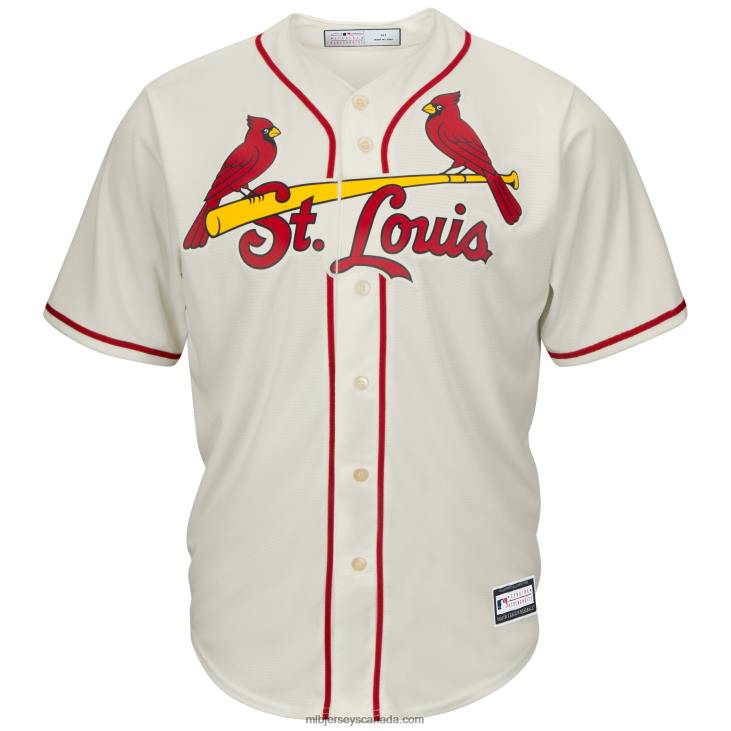 Men St. Louis Cardinals Cream Big & Tall Replica Team Jersey MLB Jerseys 6P0T921