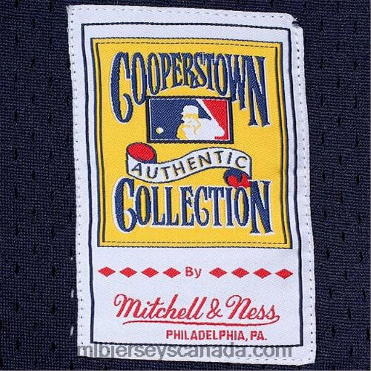 Men St. Louis Cardinals Ozzie Smith Mitchell & Ness Navy 1994 Authentic Cooperstown Collection Mesh Batting Practice Jersey MLB Jerseys 6P0T787