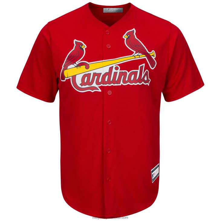 Men St. Louis Cardinals Red Big & Tall Replica Team Jersey MLB Jerseys 6P0T741