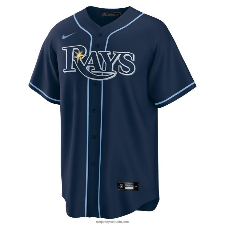 Men Tampa Bay Rays Nike Navy Alternate Replica Team Jersey MLB Jerseys 6P0T249
