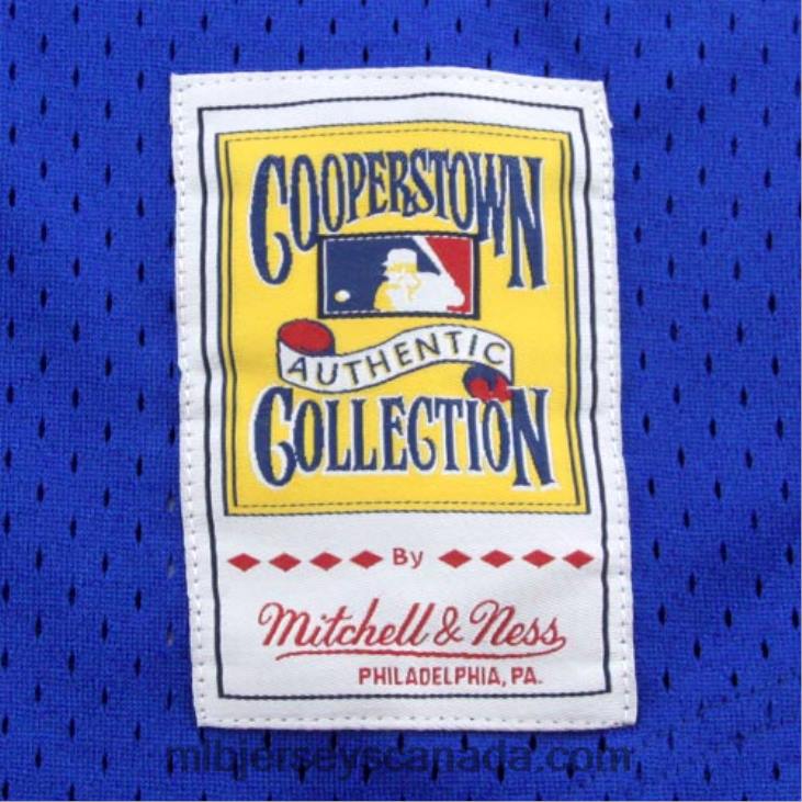 Men Texas Rangers Nolan Ryan Mitchell & Ness Royal 1989 Authentic Cooperstown Collection Mesh Batting Practice Jersey MLB Jerseys 6P0T586