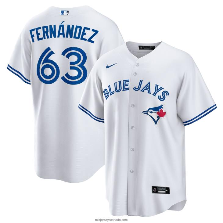 Men Toronto Blue Jays Junior Fernandez Nike White Home Replica Player Jersey MLB Jerseys 6P0T1628 Men Toronto Blue Jays Junior Fernandez Nike White Home Replica Player Jersey MLB Jerseys 6P0T1628