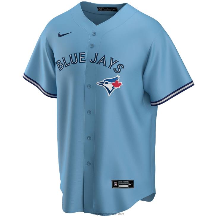 Men Toronto Blue Jays Nike Light Blue Alternate Replica Custom Jersey MLB Jerseys 6P0T558
