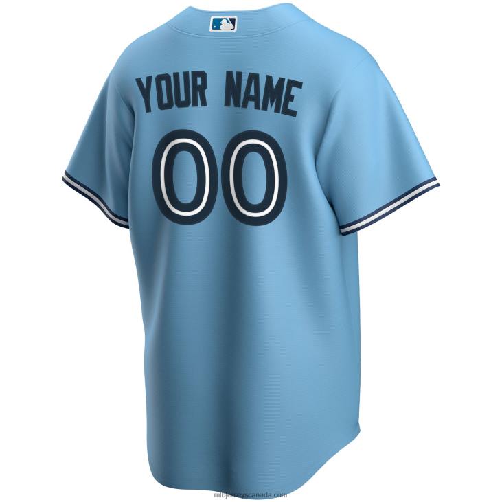 Men Toronto Blue Jays Nike Light Blue Alternate Replica Custom Jersey MLB Jerseys 6P0T558