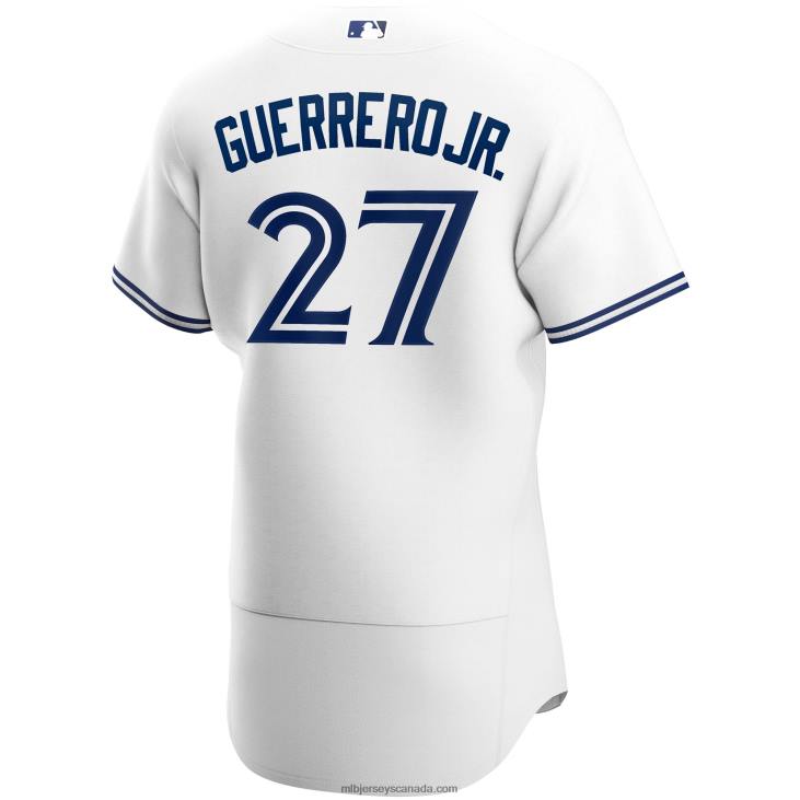 Men Toronto Blue Jays Vladimir Guerrero Jr. Nike White Home Authentic Player Jersey MLB Jerseys 6P0T1051