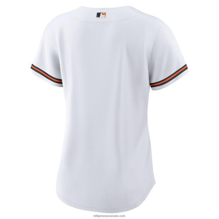 Women Baltimore Orioles Nike White Home Blank Replica Jersey MLB Jerseys 6P0T548