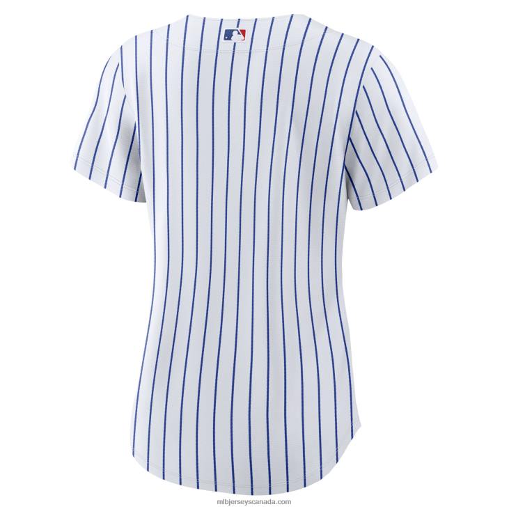 Women Chicago Cubs Nike White Home Replica Team Jersey MLB Jerseys 6P0T447
