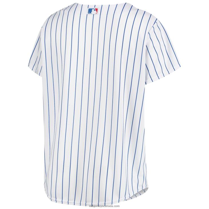 Women Chicago Cubs White Plus Size Sanitized Replica Team Jersey MLB Jerseys 6P0T984