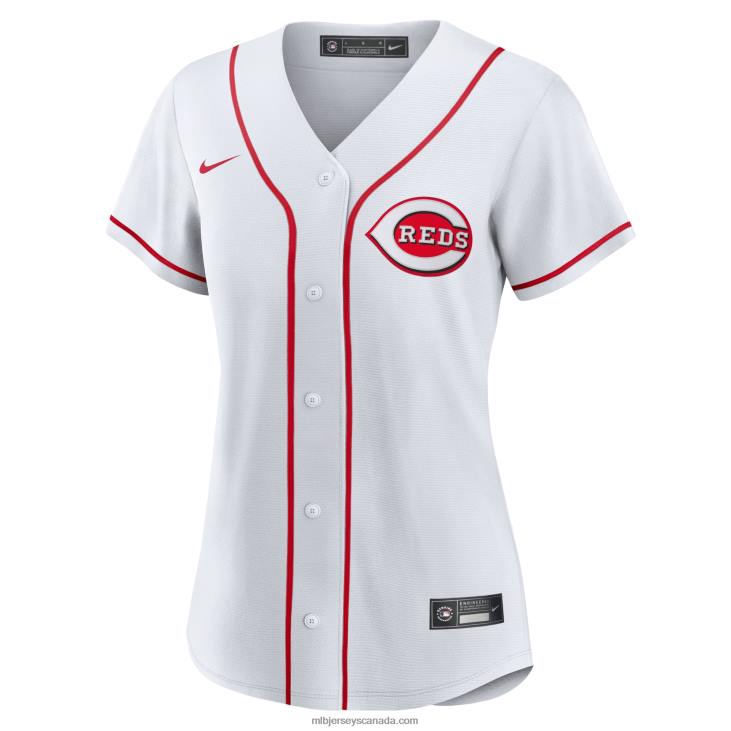 Women Cincinnati Reds Nike White Home Replica Team Jersey MLB Jerseys 6P0T674