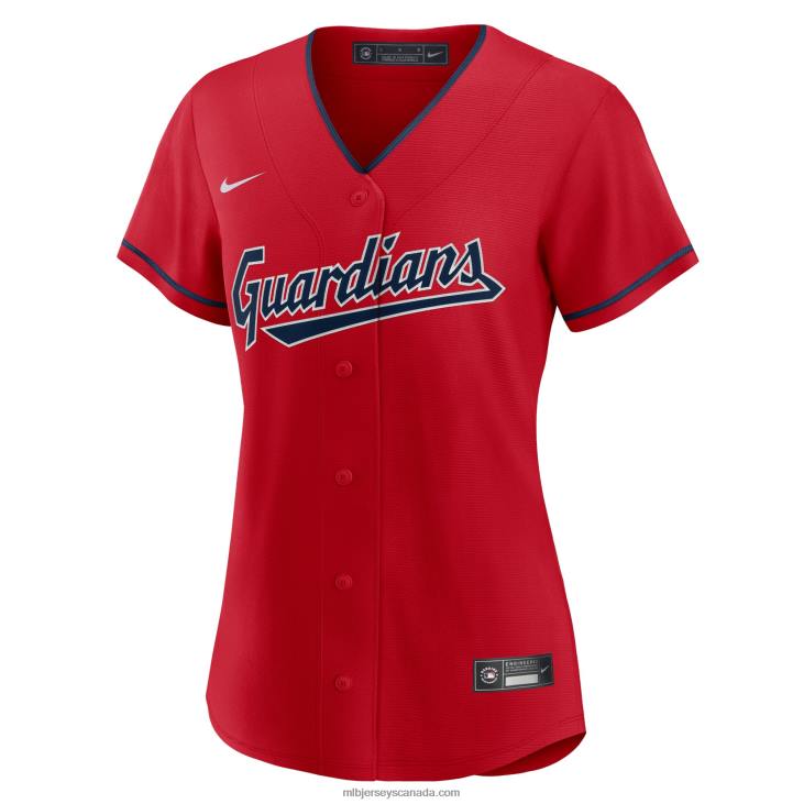 Women Cleveland Guardians JoseRamirez Nike Red Alternate Replica Player Jersey MLB Jerseys 6P0T802