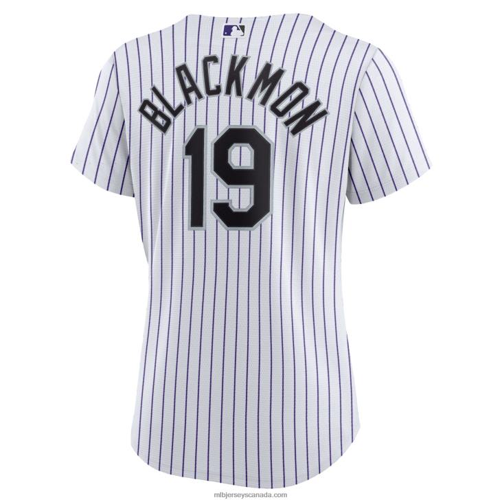 Women Colorado Rockies Charlie Blackmon Nike White Home Replica Player Jersey MLB Jerseys 6P0T527
