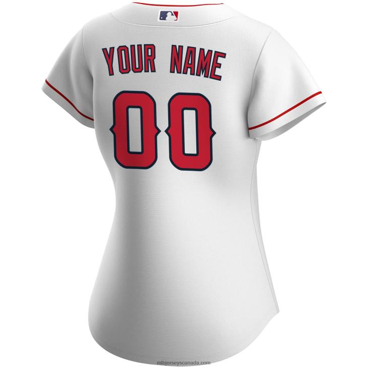 Women Los Angeles Angels Nike White Home Replica Custom Jersey MLB Jerseys 6P0T720
