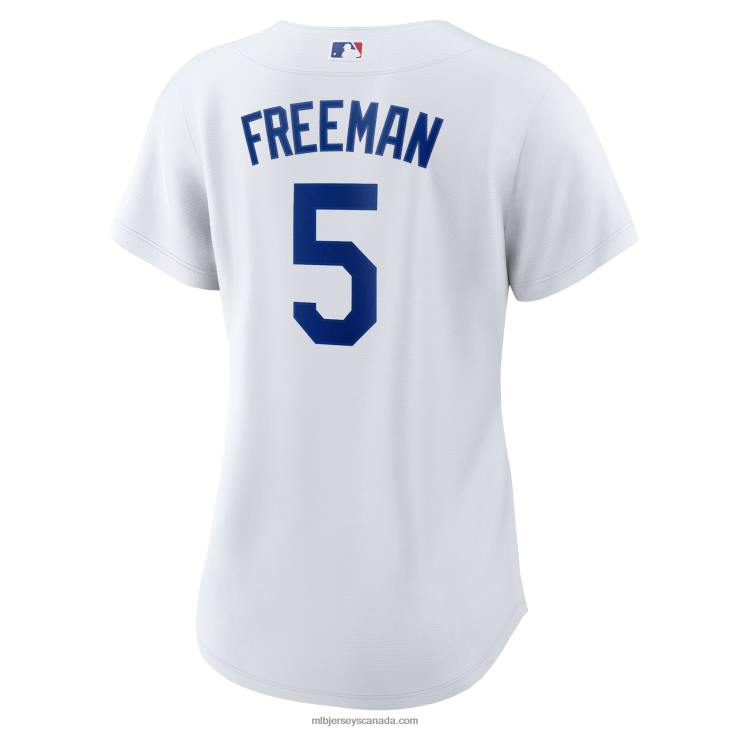 Women Los Angeles Dodgers Freddie Freeman Nike White Replica Player Jersey MLB Jerseys 6P0T234