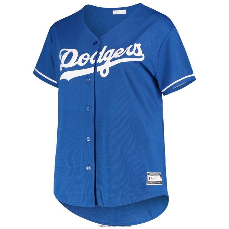 Women Los Angeles Dodgers Mookie Betts Royal Plus Size Replica Player Jersey MLB Jerseys 6P0T901