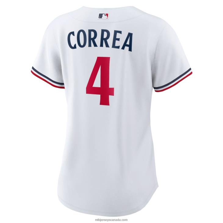 Women Minnesota Twins Carlos Correa Nike White Home Replica Player Jersey MLB Jerseys 6P0T945