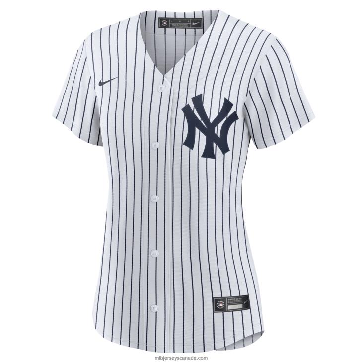 Women New York Yankees Nike White Home Replica Team Jersey MLB Jerseys 6P0T219