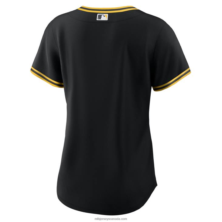 Women Pittsburgh Pirates Nike Black Alternate Replica Team Script Jersey MLB Jerseys 6P0T900