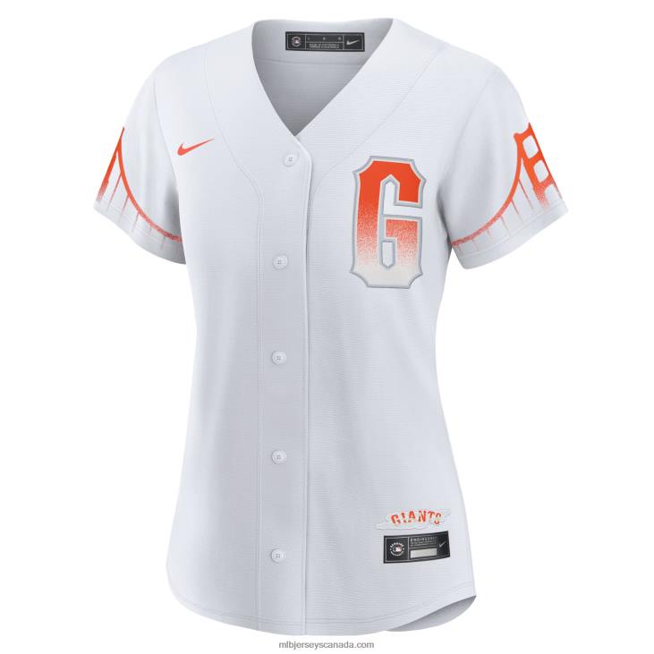 Women San Francisco Giants Nike White City Connect Replica Jersey MLB Jerseys 6P0T726