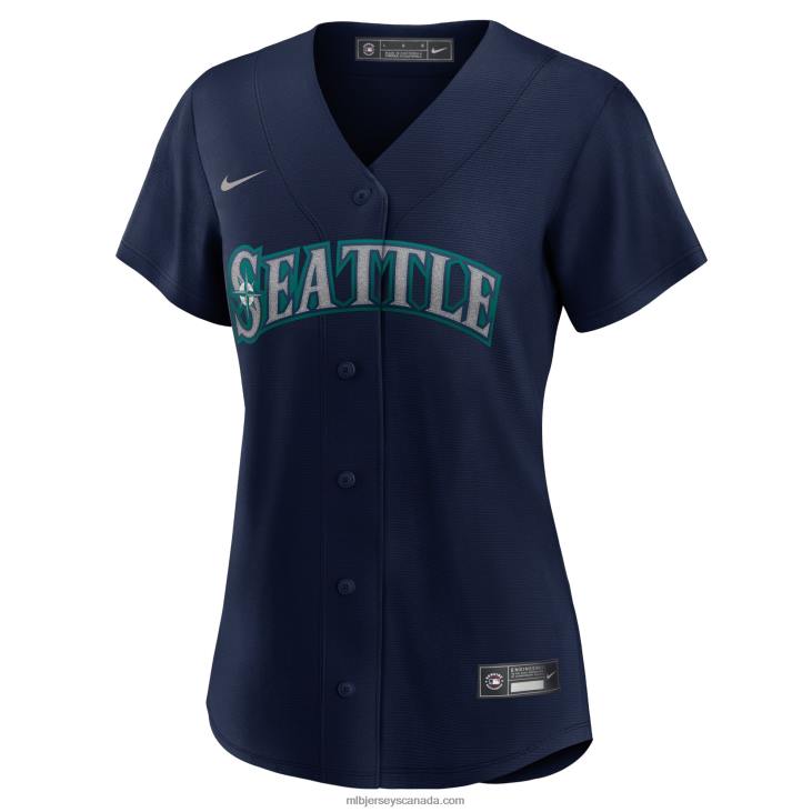 Women Seattle Mariners Nike Navy Alternate Replica Team Jersey MLB Jerseys 6P0T314