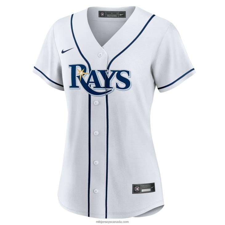 Women Tampa Bay Rays Nike White Home Replica Team Jersey MLB Jerseys 6P0T605